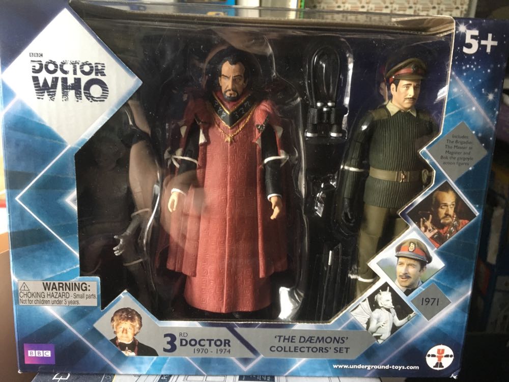 The 3rd Doctor - Daemons’ Collector Set Master The Brigadier - Underground Toys (Dr Who) action figure collectible [Barcode 5029736046224] - Main Image 1