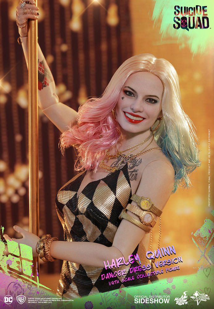 Harley Quinn Dancer Dress Ver. Sixth Scale Figure - Hot Toys (Movie Masterpiece Series: Suicide Squad) action figure collectible - Main Image 2