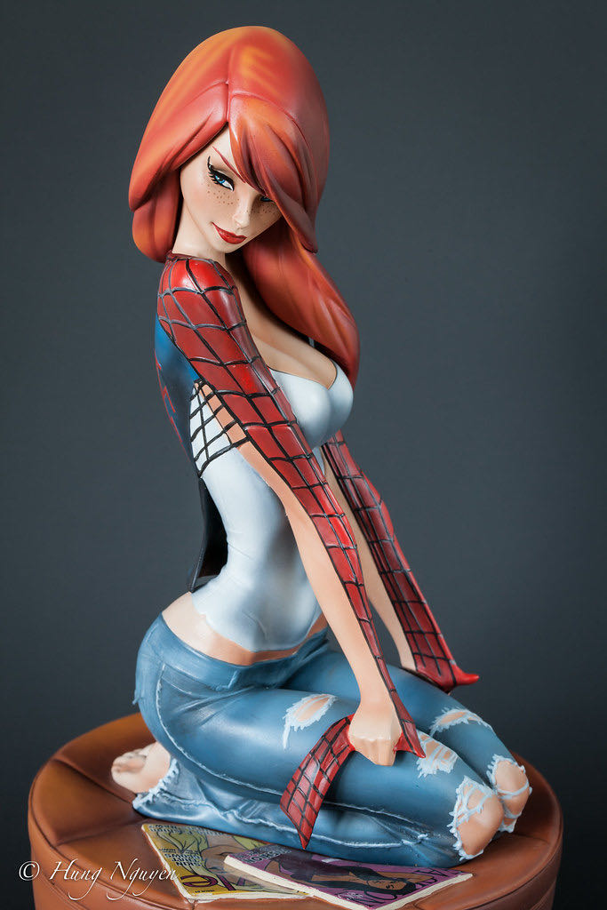 Mary Jane Polystone Statue - Sideshow Collectibles (J.Scott Campbell Collection (Limited to 6000)) action figure collectible - Main Image 2
