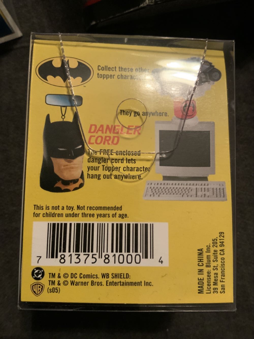 Car Antenna Topper (Batman)  action figure collectible [Barcode 781375810004] - Main Image 2