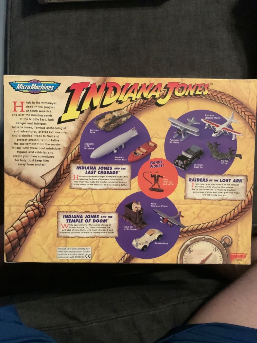 Micro Machines (Indiana Jones)  action figure collectible [Barcode 047246748228] - Main Image 2