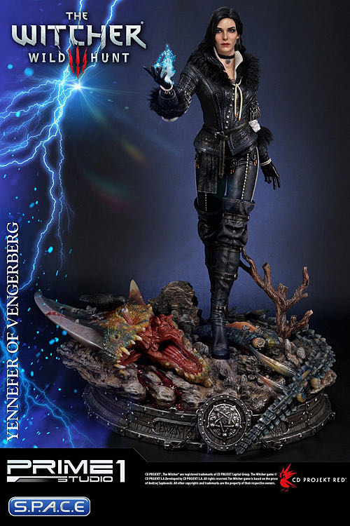 Yennefer of Vengerberg: Premium Masterline 1/4 Scale Statue - Prime 1 Studio (The Witcher 3: Wild Hunt (Limited to 1000)) action figure collectible - Main Image 4