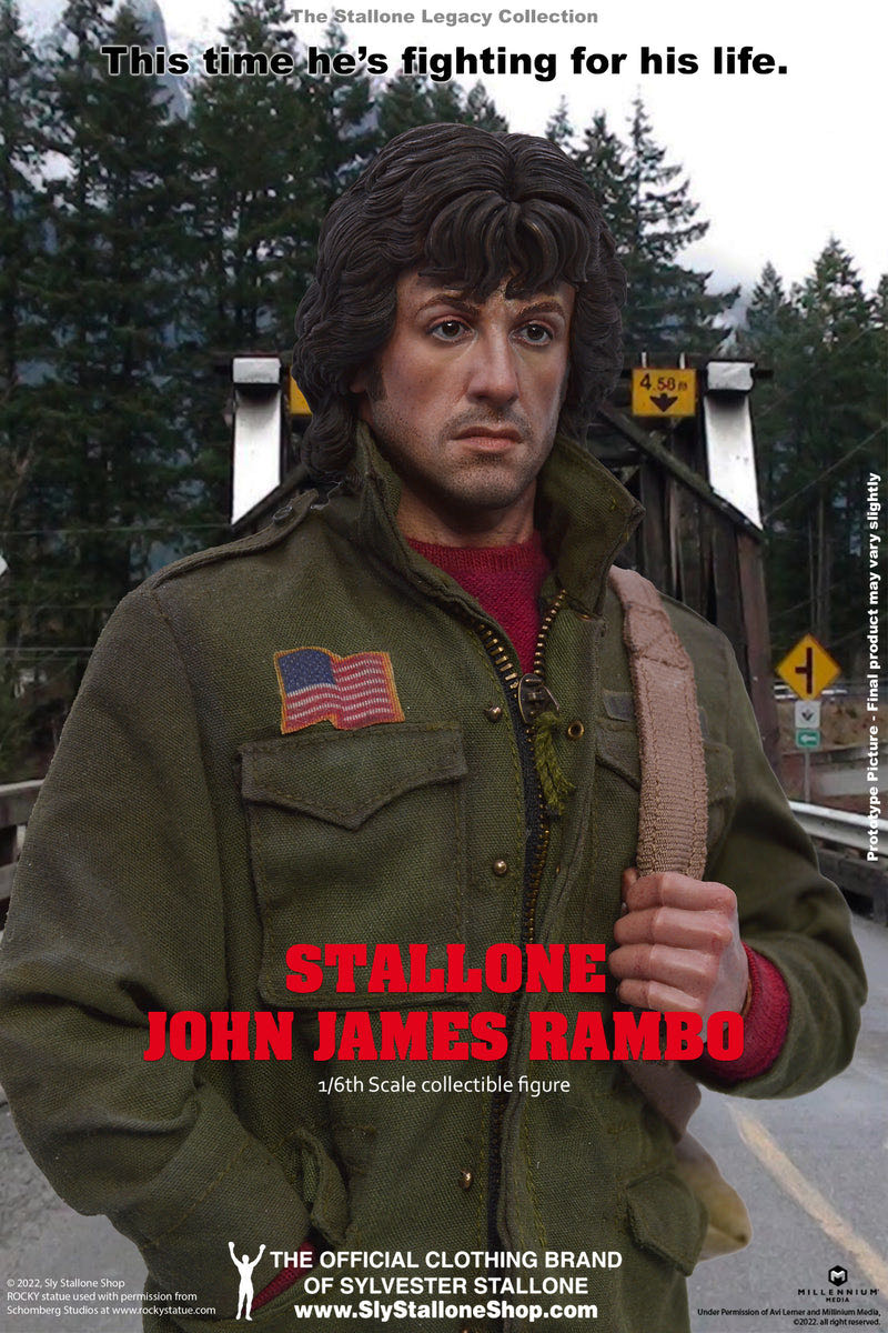 John James Rambo - Sly Stallone (Rambo First Blood) action figure collectible - Main Image 3