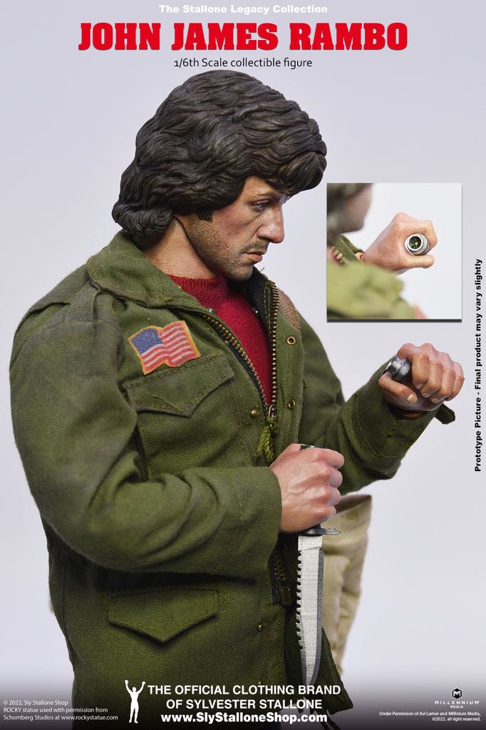 John James Rambo - Sly Stallone (Rambo First Blood) action figure collectible - Main Image 7