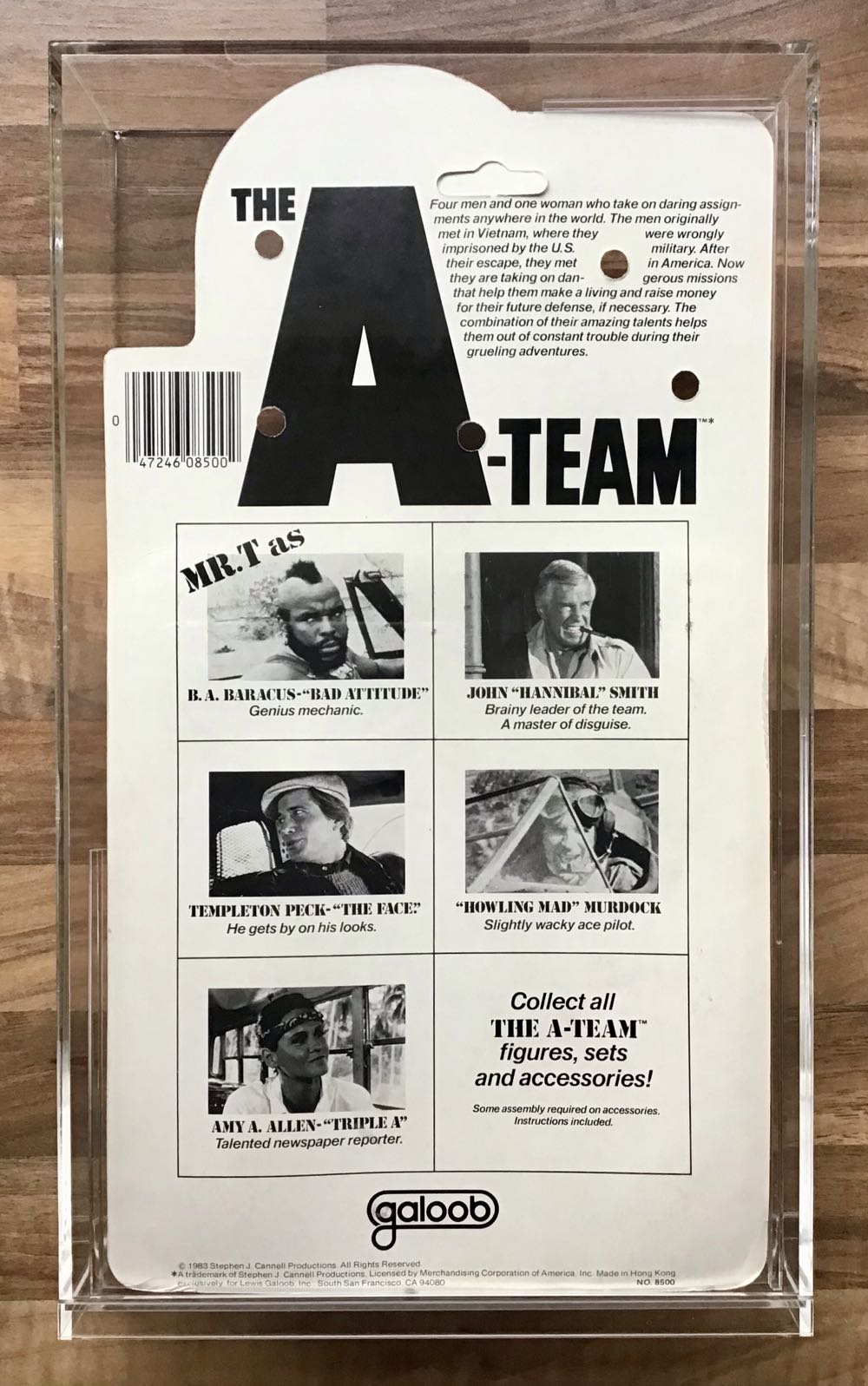 A-Team - Mr T. as B.A. Baracus - Galoob toys (Tv Series) action figure collectible [Barcode 047246085002] - Main Image 2