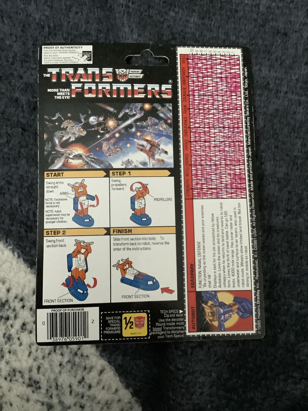 Seaspray (KO) - Unknown (The Transformers) action figure collectible [Barcode 038976059012] - Main Image 2