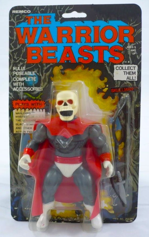 Skullman Version 2 - Remco (Warrior Beasts) action figure collectible [Barcode 050163253546] - Main Image 2