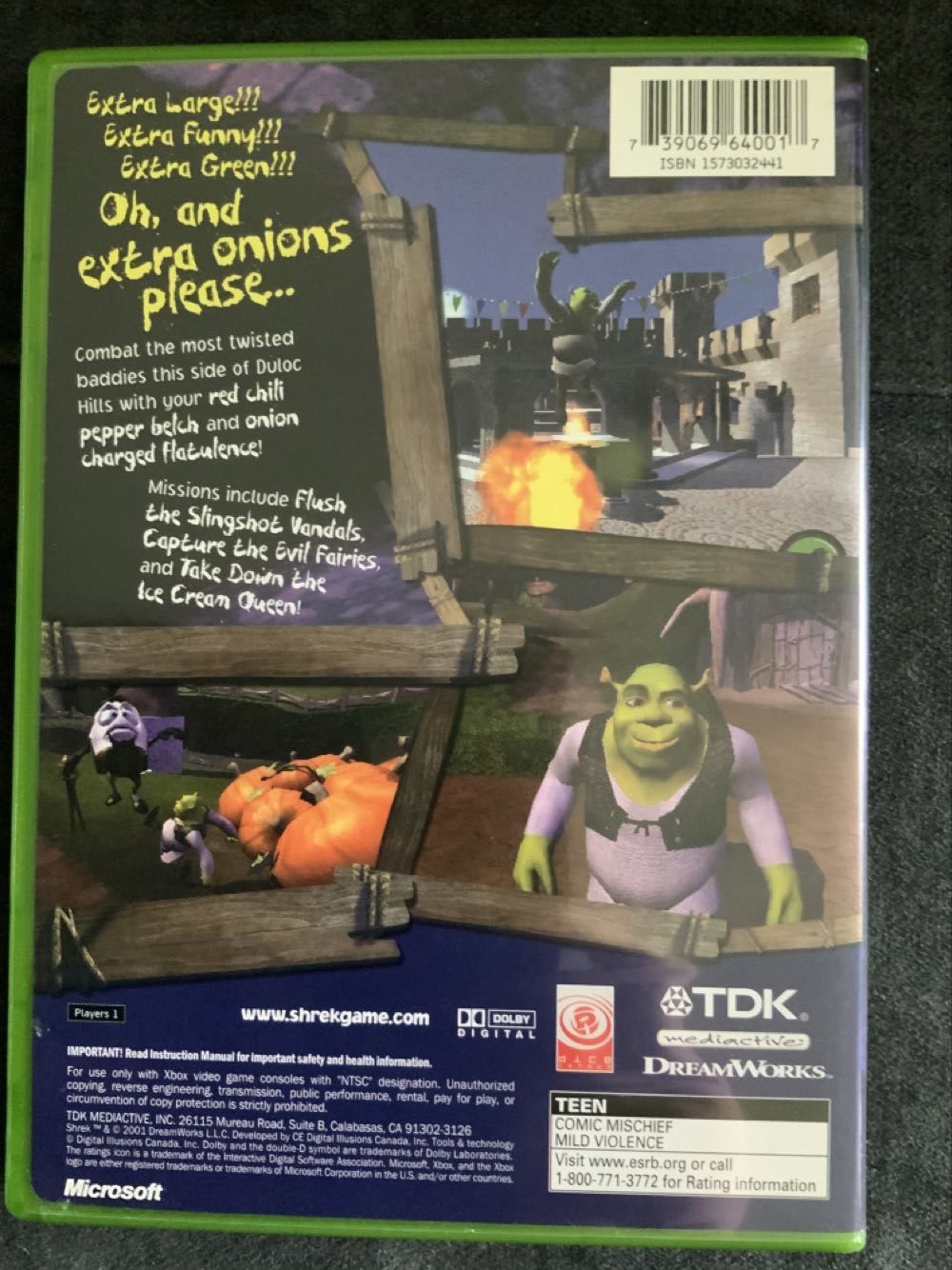 Shrek Xbox  action figure collectible [Barcode 739069640017] - Main Image 2