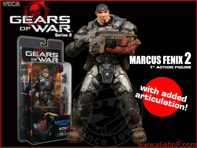 GOW: 07 Neca Marcus Fenix V2  action figure collectible - Main Image 2