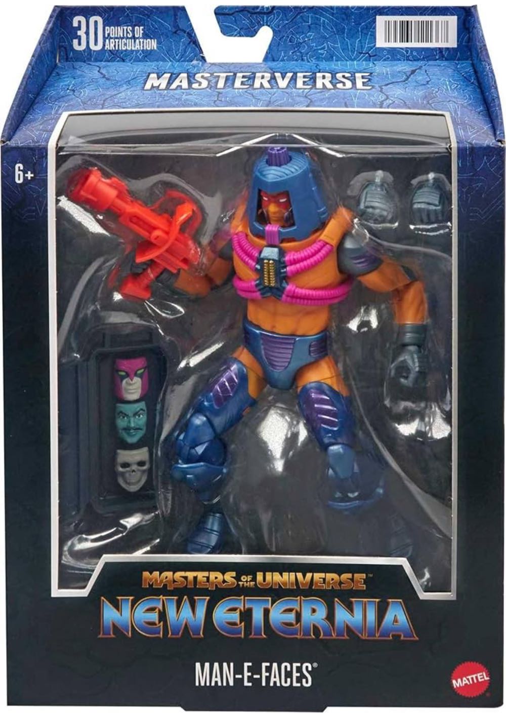 Mattel Masters Of The Universe Masterverse Man-E-Faces MOTU New Eternia - Mattel (Masters of the Universe: Masterverse) action figure collectible [Barcode 194735111367] - Main Image 7