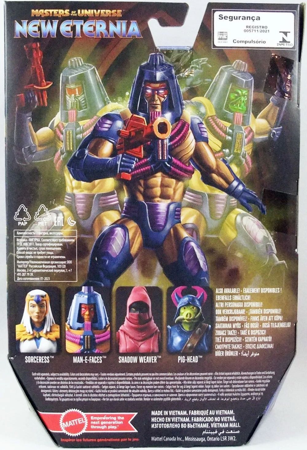 Mattel Masters Of The Universe Masterverse Man-E-Faces MOTU New Eternia - Mattel (Masters of the Universe: Masterverse) action figure collectible [Barcode 194735111367] - Main Image 8