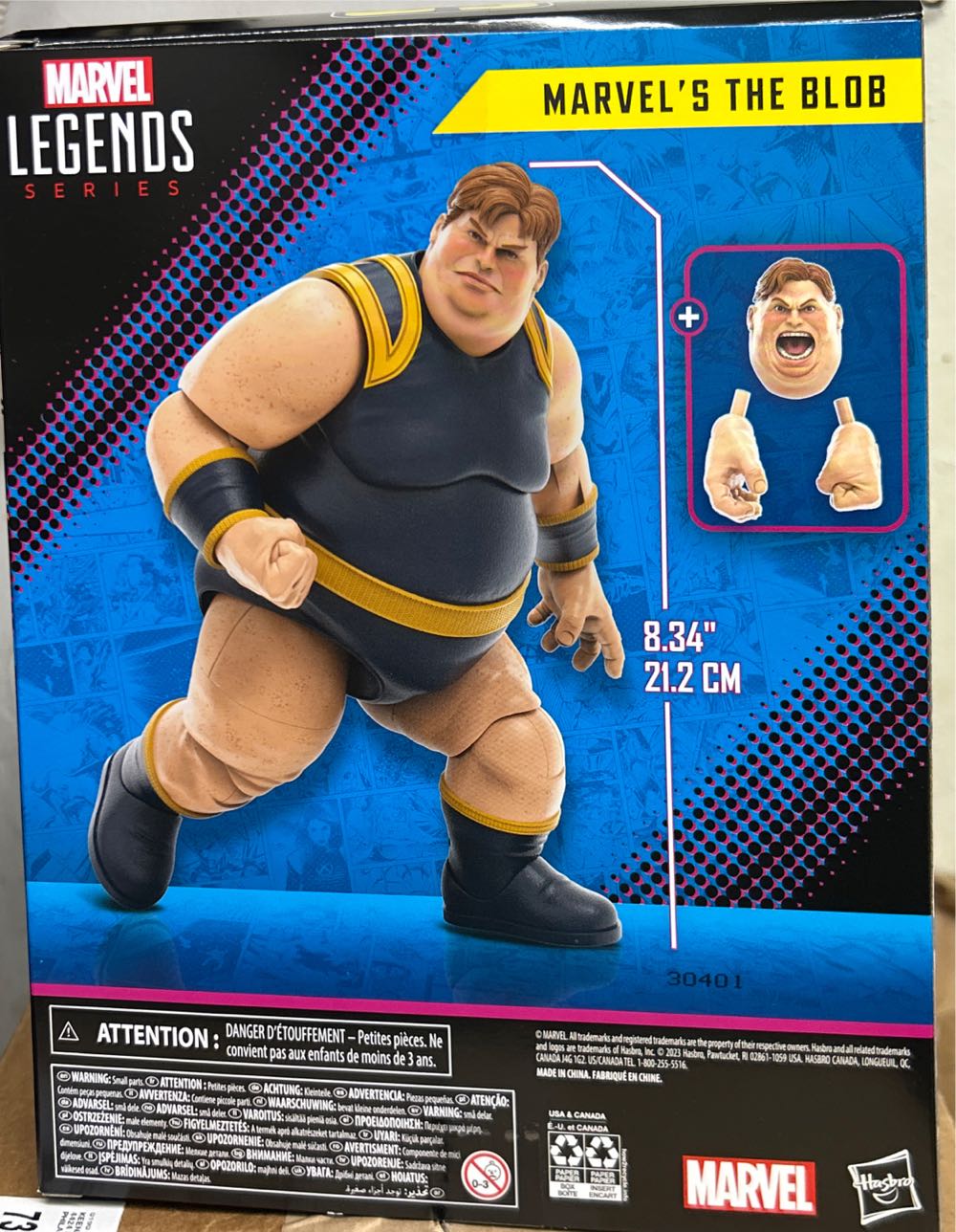 Blob - Hasbro (Marvel Legends) action figure collectible [Barcode 5010994188139] - Main Image 3