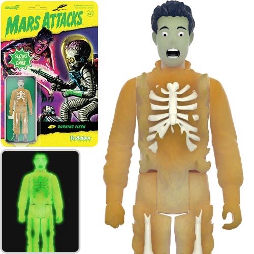 Reaction Super7: Mars Attacks Glow Burning Flesh  action figure collectible - Main Image 2