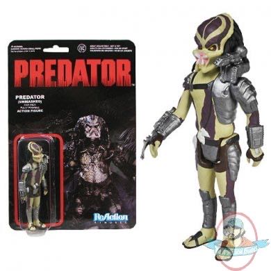 Reaction Super7: Predator No Mask Mouth Closed  action figure collectible - Main Image 2