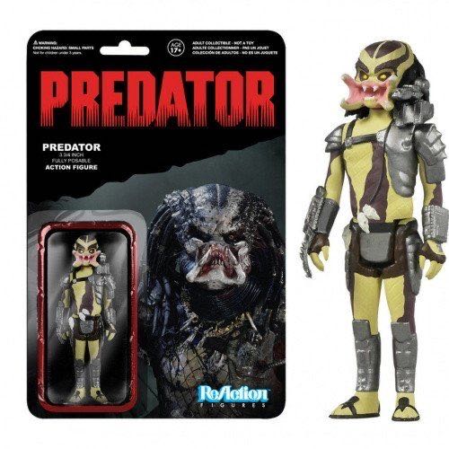 Reaction Super7: Predator No Mask Open Mouth  action figure collectible - Main Image 2