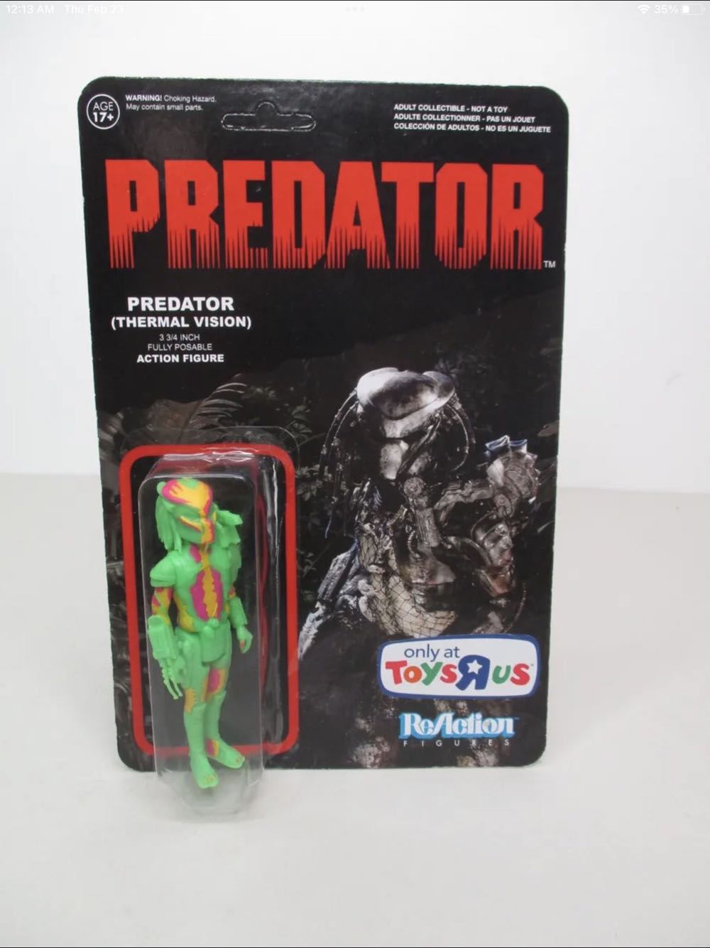 Reaction Super7: Predator Thermal Exclusive  action figure collectible - Main Image 2