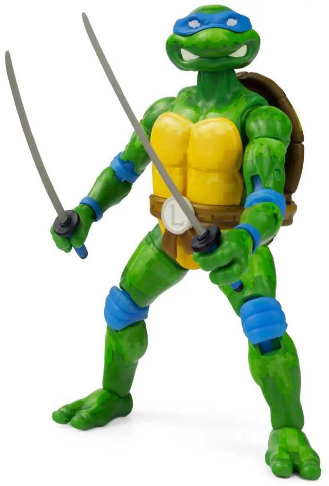 BST AXN Teenage Mutant Ninja Turtles: Leo-Arcade Game - The Loyal Subjects (TMNT BST AXN) action figure collectible [Barcode 850039772207] - Main Image 2