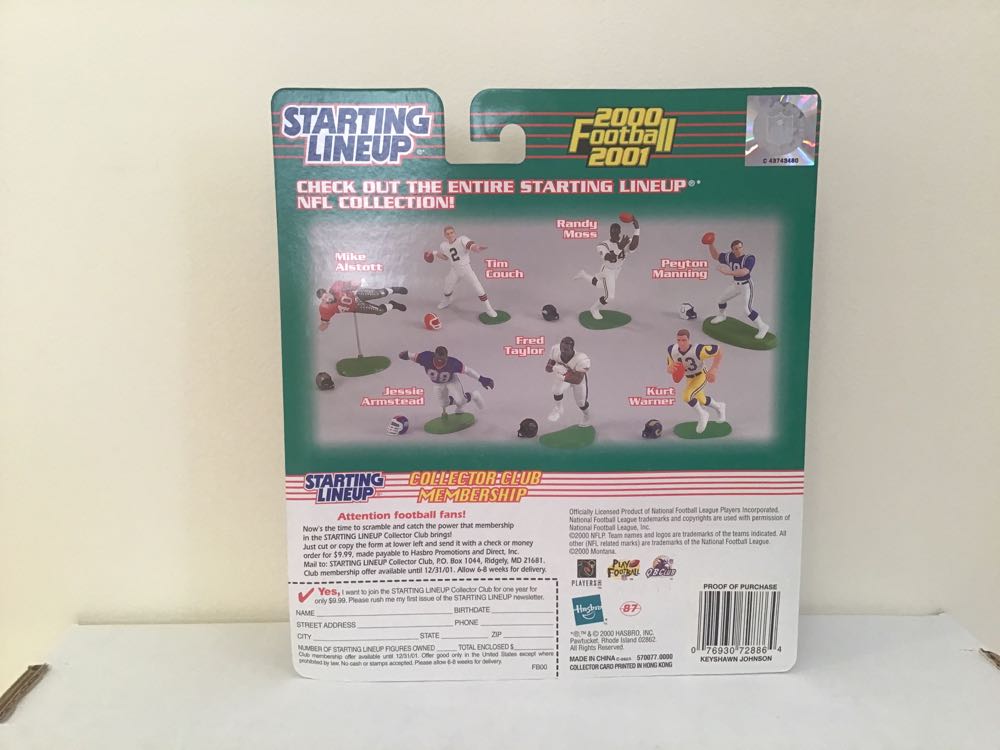 Keyshawn Johnson - Kenner action figure collectible - Main Image 2