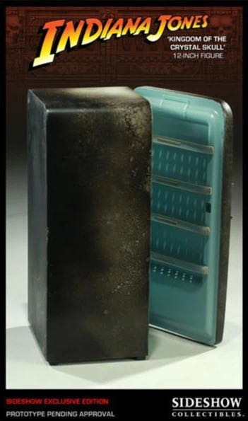 Indiana Jones 12” (KOTCS): INDIANA JONES Figure with REFRIGERATOR - Sideshow Collectibles (Indiana Jones) action figure collectible [Barcode 747720212374] - Main Image 3
