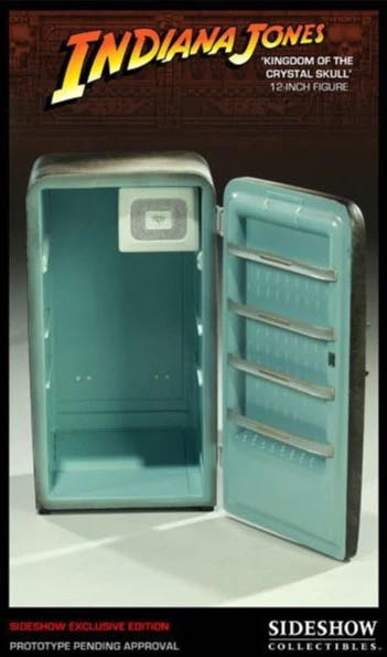 Indiana Jones 12” (KOTCS): INDIANA JONES Figure with REFRIGERATOR - Sideshow Collectibles (Indiana Jones) action figure collectible [Barcode 747720212374] - Main Image 4