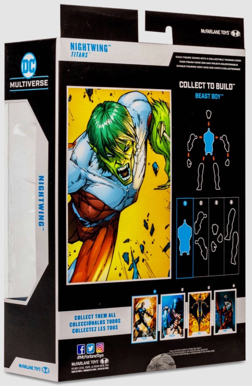 Nightwing (Beast Boy BAF) - Mcfarlane (DC Multiverse) action figure collectible - Main Image 2