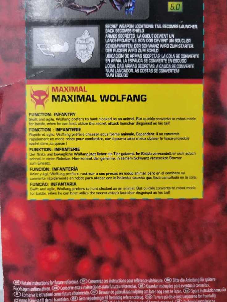 Wolfgang Wal-Mart Walmart  - Hasbro (Beast Wars Vintage) action figure collectible - Main Image 4