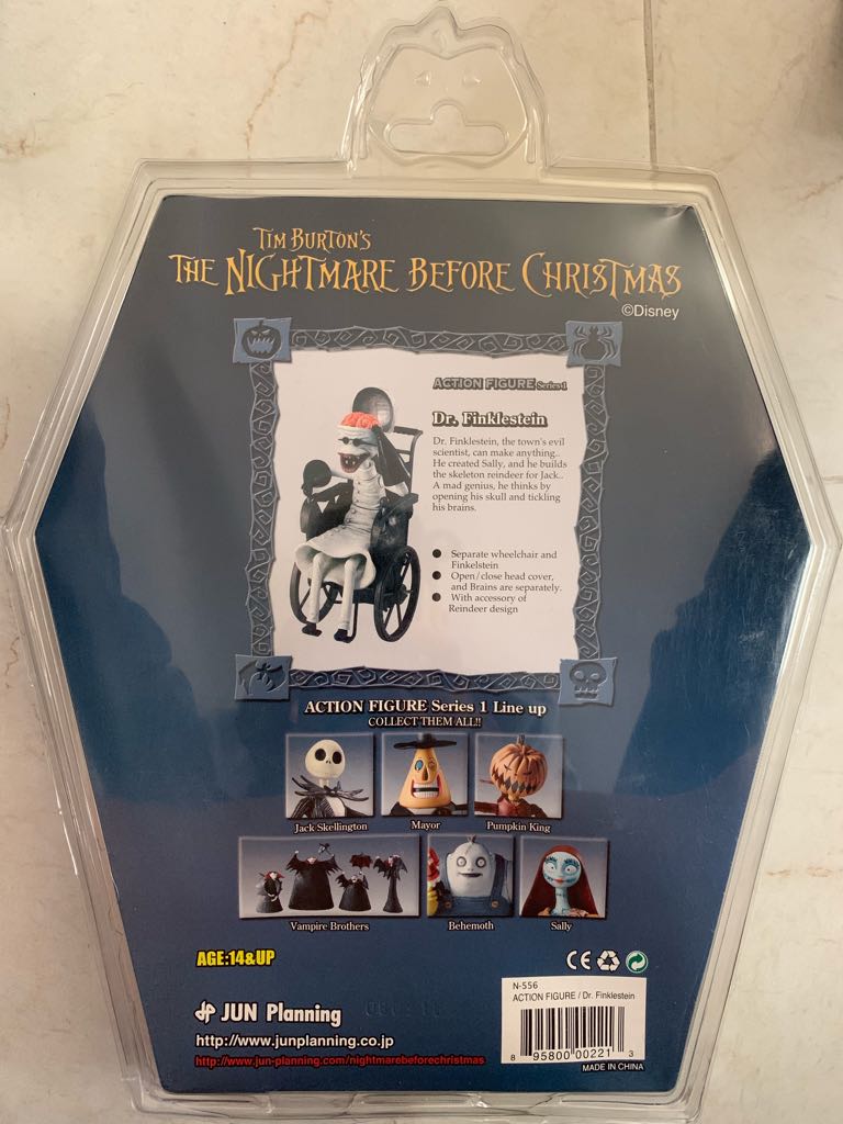 Nightmare Before Christmas Series 1: Dr. Finklestein, The - Jun Planning (The Nightmare Before Christmas Series 1) action figure collectible [Barcode 895800002213] - Main Image 2
