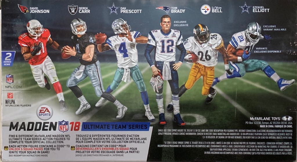 Le’Veon Bell - McFarlane Toys (Madden Ultimate Team Series) action figure collectible [Barcode 787926757323] - Main Image 2