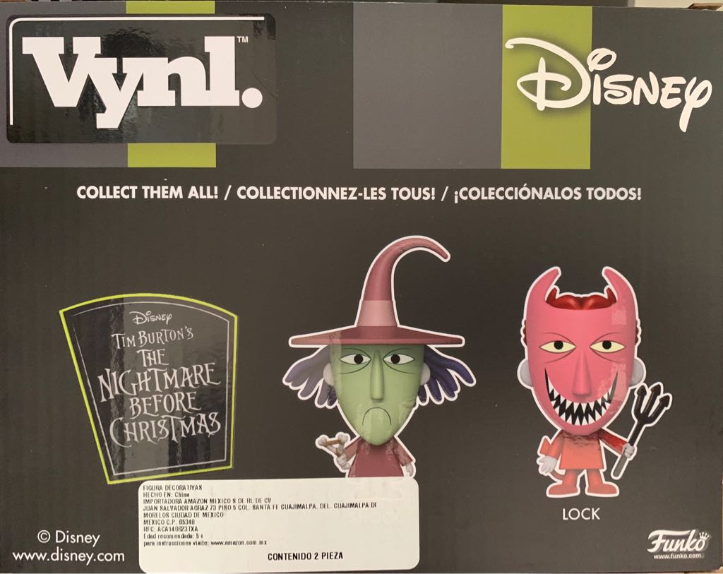 Vynl. The Nightmare Before Christmas: Lock + Shock - Funko (Vynl. The Nightmare Before Christmas) action figure collectible - Main Image 2