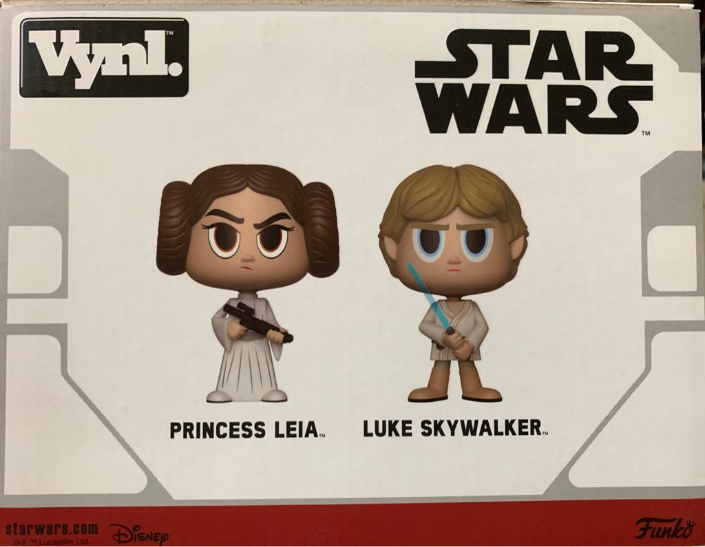 Vynl. Star Wars: Luke Skywalker + Princess Leia - Funko (Vynl. Star Wars) action figure collectible - Main Image 2