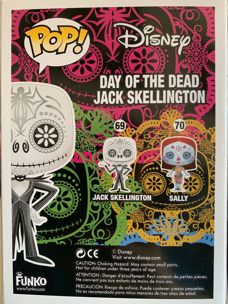 Pop! Disney: Day Of The Dead Jack Skellington - Funko (Pop! Disney: The Nightmare Before Christmas) action figure collectible - Main Image 2