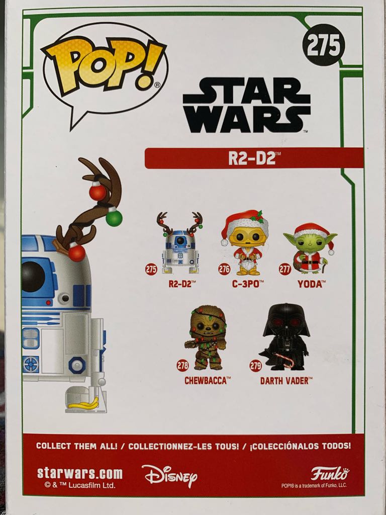 Pop! Star Wars: R2-D2 Christmas - Funko (Pop! Star Wars) action figure collectible - Main Image 2