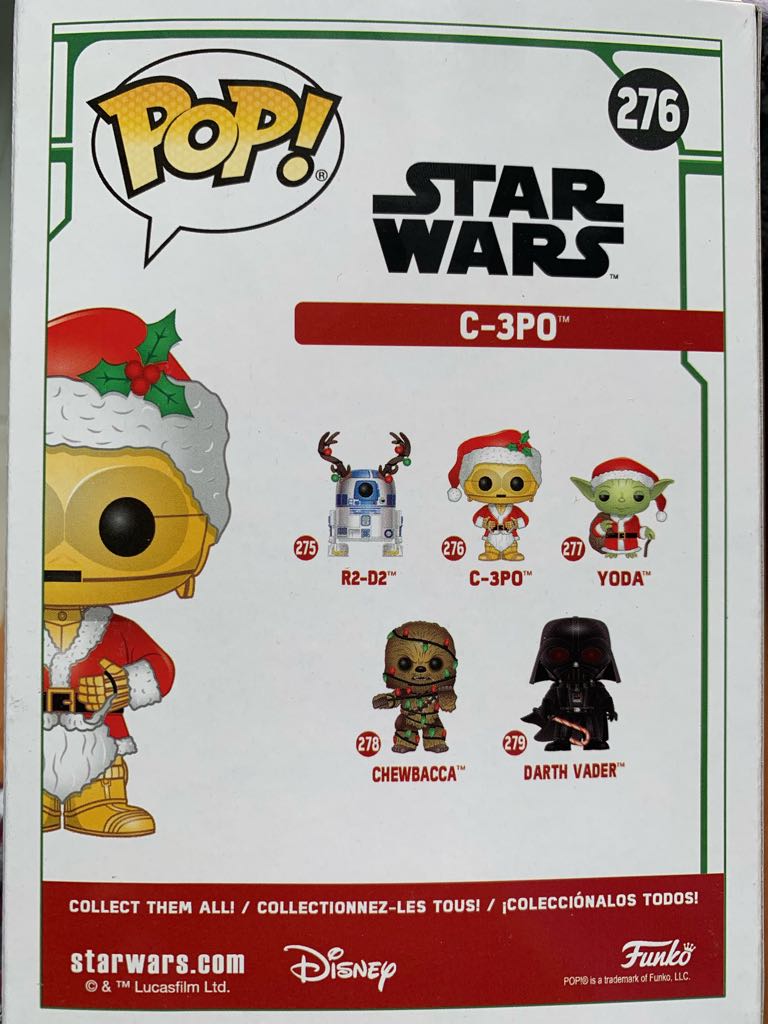 Pop! Star Wars: C-3PO Christmas - Funko (Pop! Star Wars) action figure collectible - Main Image 2