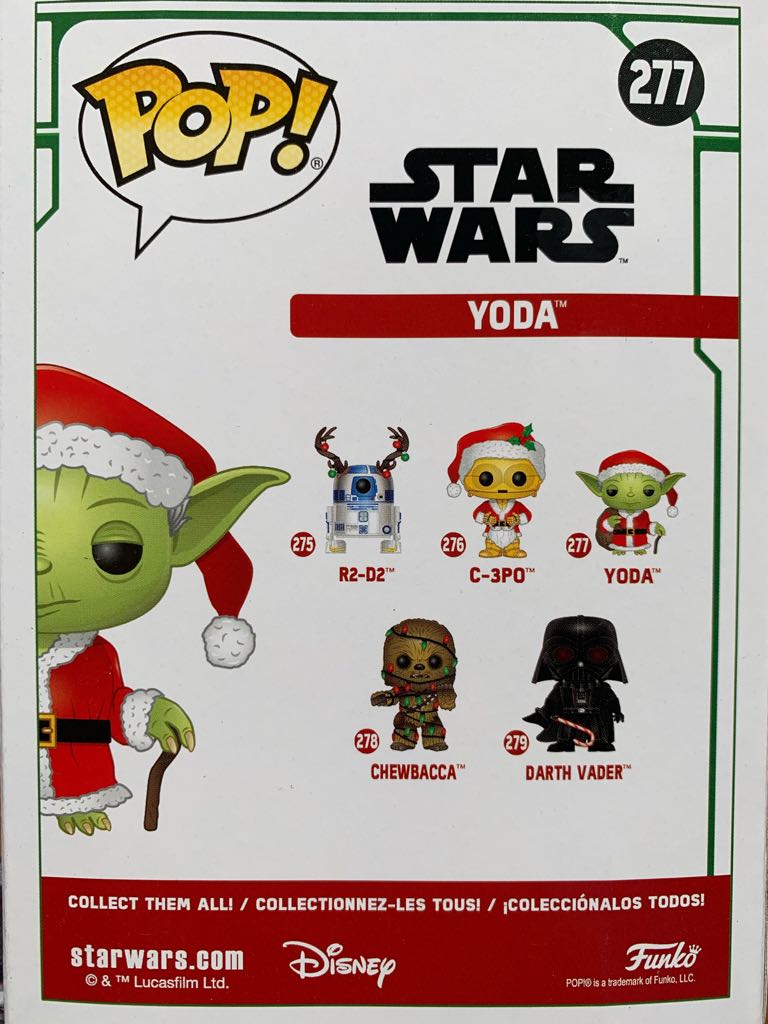 Pop! Star Wars: Yoda Christmas - Funko (Pop! Star Wars) action figure collectible - Main Image 2