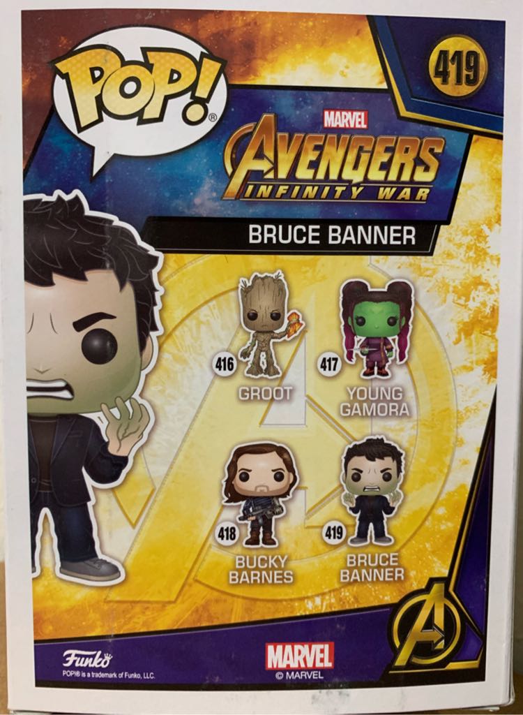 Pop! Marvel Avengers Infinity War: Bruce Banner - Funko (POP! MARVEL) action figure collectible - Main Image 2