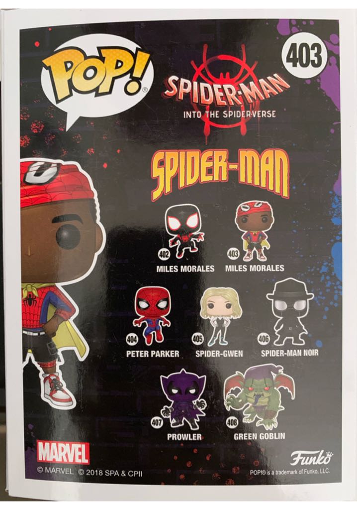 Pop! Spider-Man Into The Spider-Verse: Miles Morales - Funko (POP! MARVEL) action figure collectible - Main Image 2