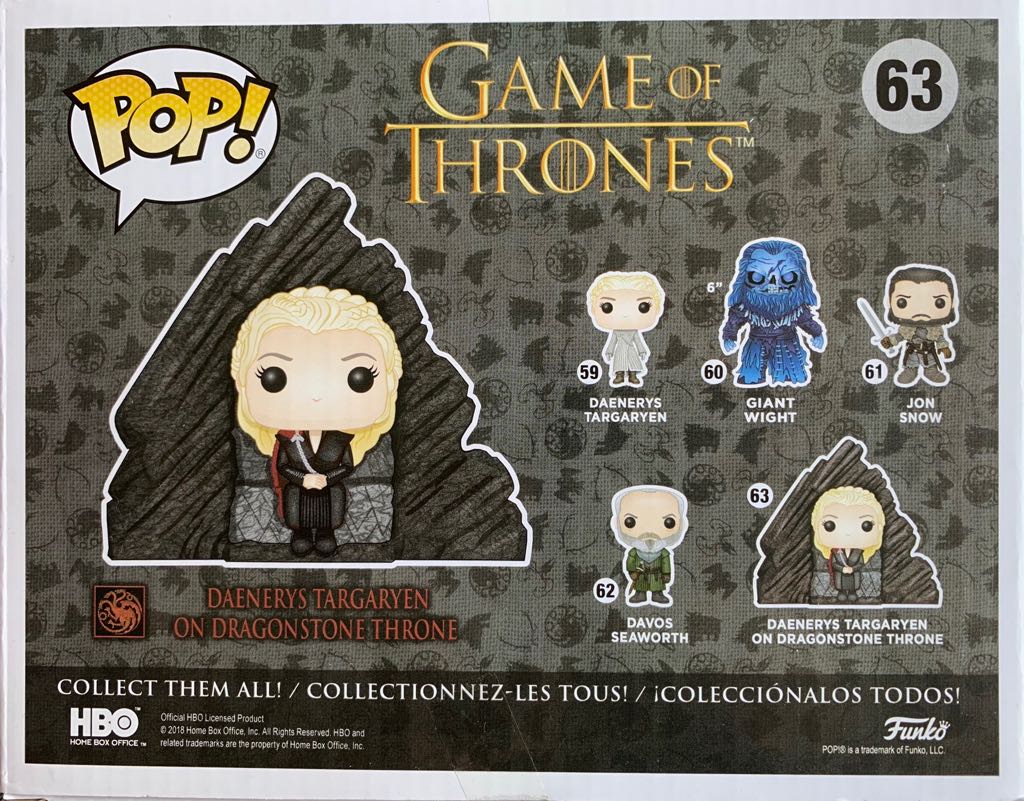 Pop! Game Of Thrones: Daenerys Targaryen On Dragonstone Throne - Funko (Pop! Game Of Thrones) action figure collectible - Main Image 2