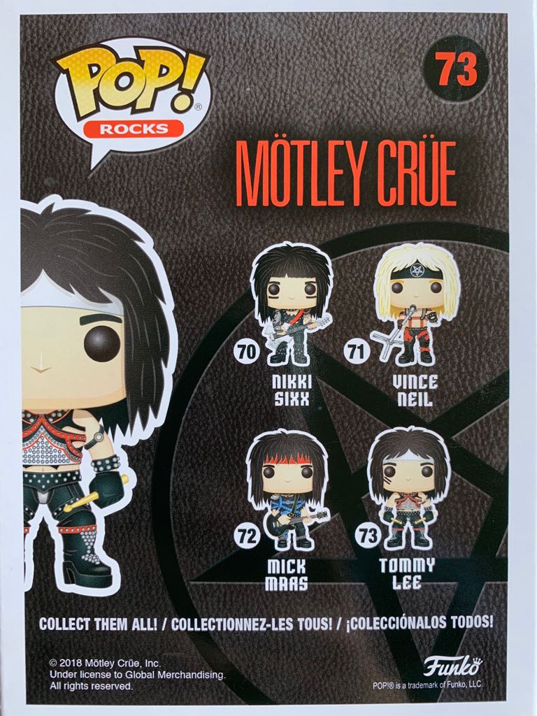 Pop! Rocks Motley Crue: Tommy Lee - Funko (POP! ROCKS) action figure collectible - Main Image 2