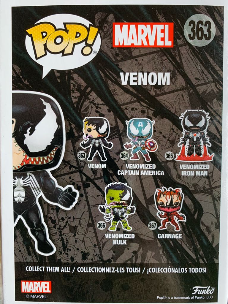 Pop! Marvel Venom: Venom - Funko (POP! MARVEL) action figure collectible - Main Image 2