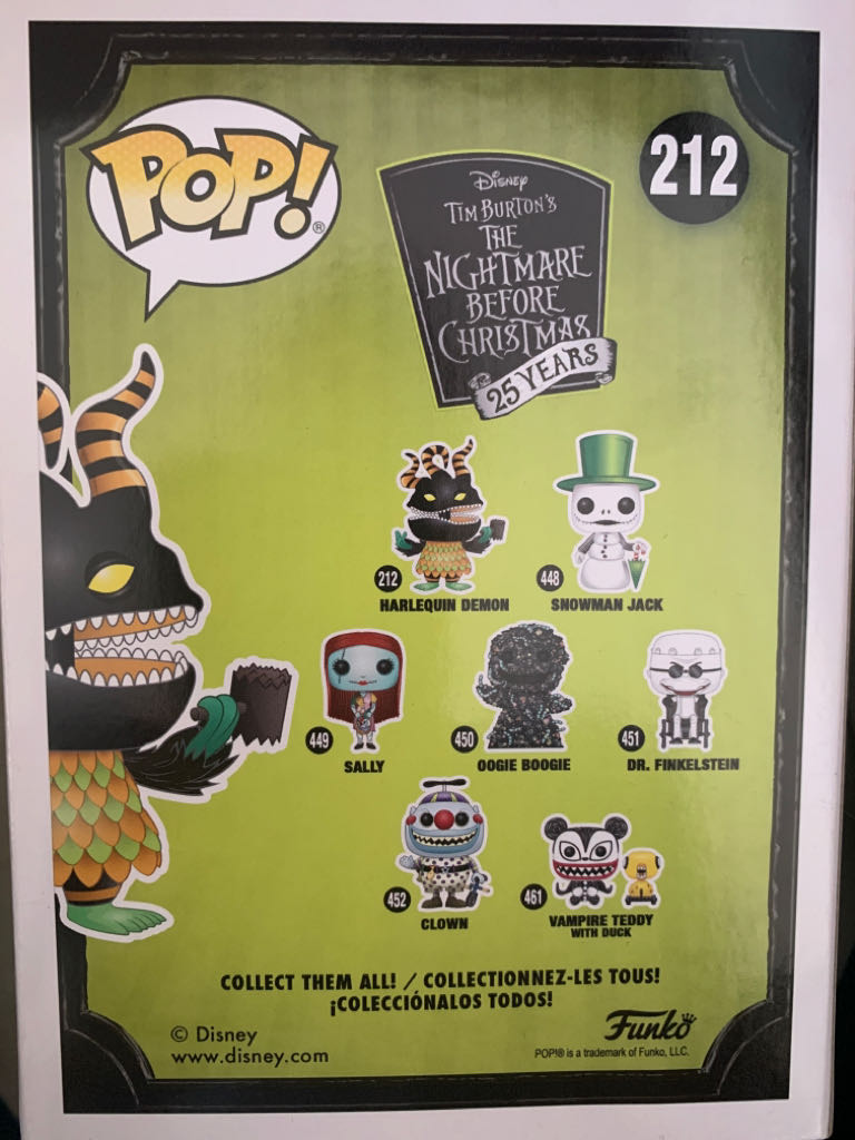 Pop! Disney: Harlequin Demon - Funko (Pop! Disney: The Nightmare Before Christmas) action figure collectible - Main Image 2