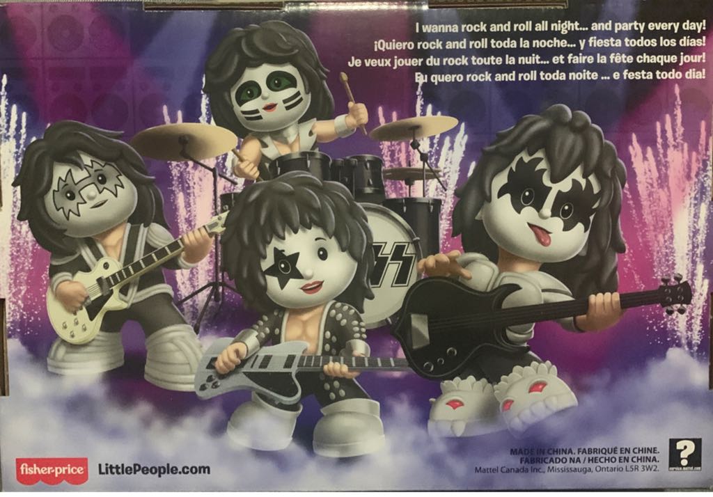 Little People COLLECTOR: KISS Special Edition 4-Pack - Fischer-Price (KISS) action figure collectible [Barcode 887961809718] - Main Image 2
