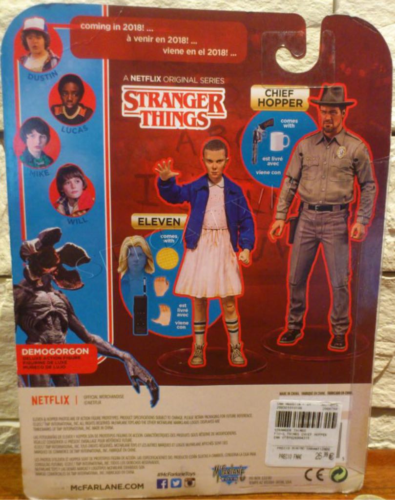 Stranger Things - Chief Hopper - McFarlane Toys (Stranger Things) action figure collectible [Barcode 045557815851] - Main Image 2