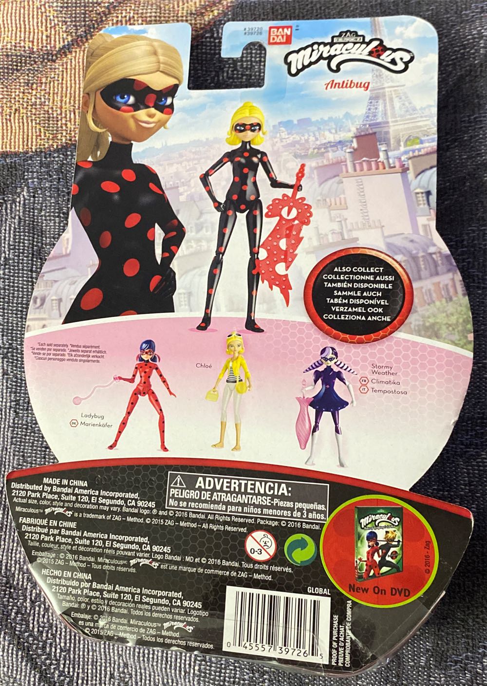 Antibug Miraculous Ladybug  action figure collectible [Barcode 045557397265] - Main Image 2