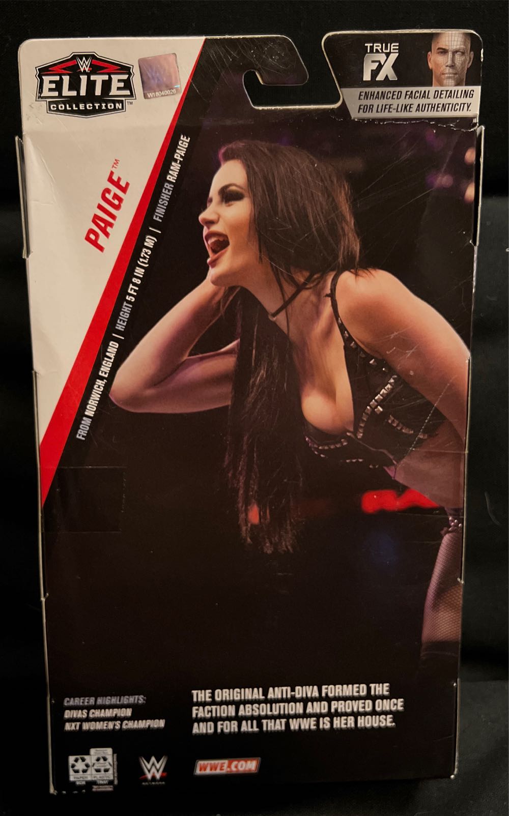 Paige (Elite) - Mattel (WWE Mattel Elite Collector Edition) action figure collectible [Barcode 887961740226] - Main Image 2