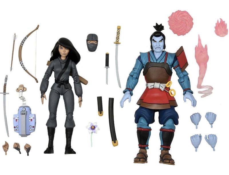 Neca- Ultimate Chakahachi & Lotus Blossom 2-Pack (Cartoon Version) (Target Exclusive) - Neca/Reel Toys (Target Exclusive) action figure collectible [Barcode 634482542545] - Main Image 4