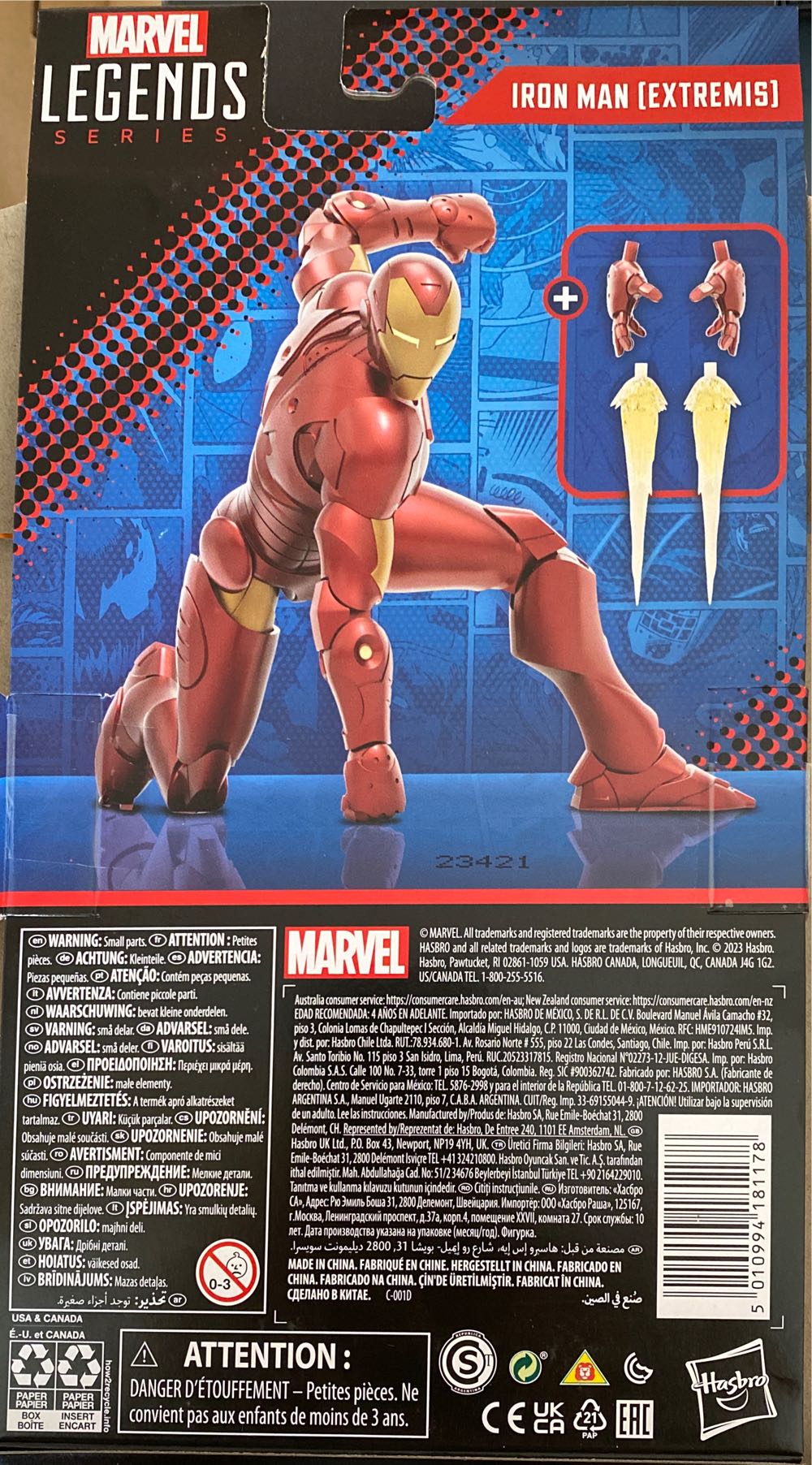Marvel Legends Iron Man Extremis - Hasbro (Marvel Legends) action figure collectible [Barcode 5010994181178] - Main Image 3