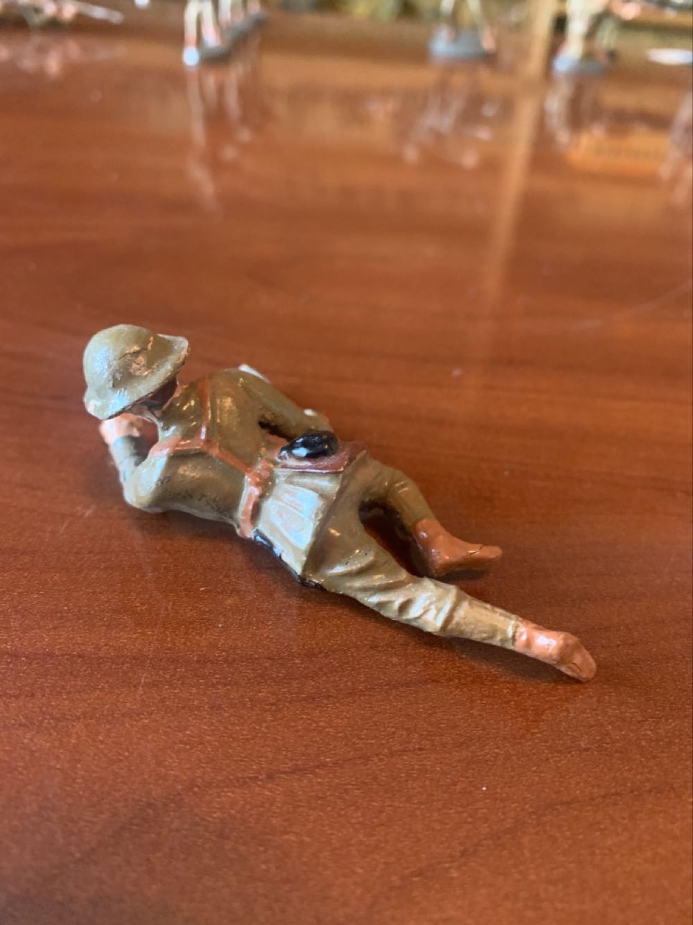 Unmarked USA Crawling & Grenade - Unmarked (USA) action figure collectible - Main Image 2