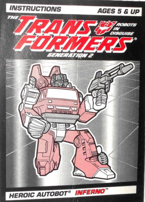 Transformers Generation 2 Inferno - Hasbro (Transformers G2) action figure collectible - Main Image 5