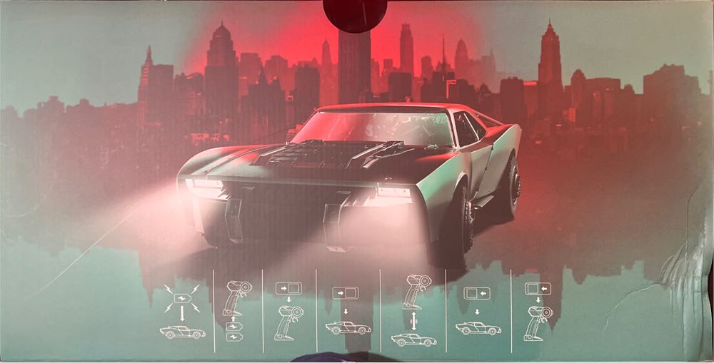 Batmobile - Mattel (Hot Wheels R/C DC Amazon Exclusive The Batman Batmobile) action figure collectible [Barcode 194735007448] - Main Image 2