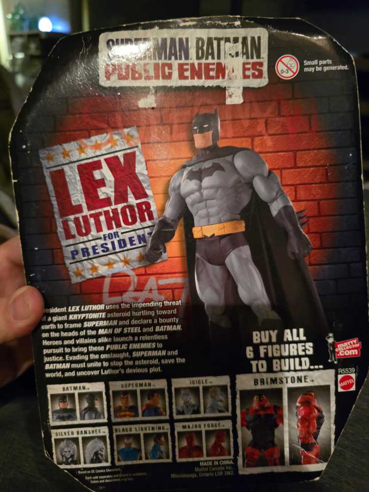 Superman Batman Public Enemies Superman Silver - Mattel (Superman / Batman: Public Enemies) action figure collectible [Barcode 027084830880] - Main Image 2